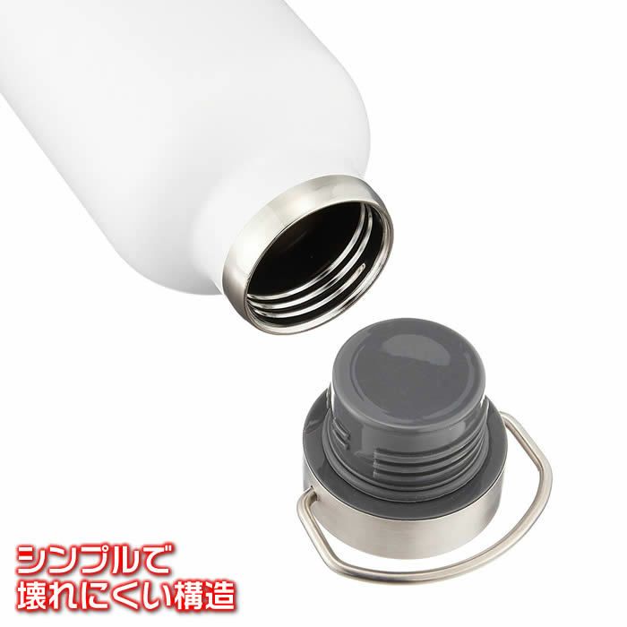 名入れ真空ステンレス製マグボトル600ml氷を入れても500mlが入るおしゃれ水筒。直径約73mm持ち運びに便利なハンドル付き。真空断熱二重構造で保温・保冷♪1000円増しで2面に名前加工可能[クラブ活動/キャンプ/ゴルフ/父の日/母の日/誕生日プレゼント/還暦ギフト]【送料無料】